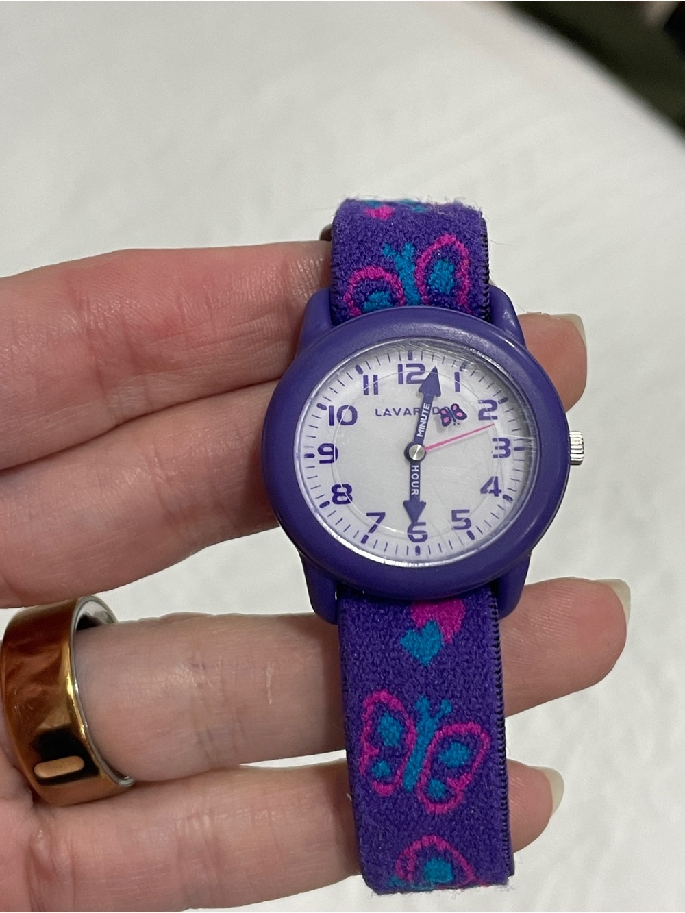 Lavaredo Kids Elastic Watch Working Condition - Butterfly Moves With Hand